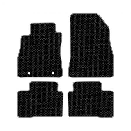 КОВРИКИ САЛОНА NISSAN JUKE I (2010-Н.В.) EVA, КОМПЛЕКТ, ЧЕРНЫЕ KSN13210BK