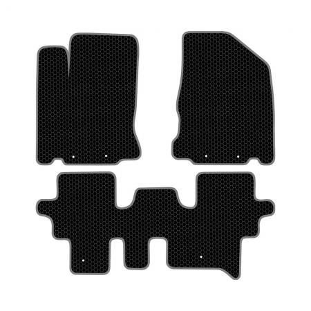 КОВРИКИ САЛОНА NISSAN PATHFINDER IV (2012-Н.В.) EVA, КОМПЛЕКТ, ЧЕРНЫЕ KSN14914BK