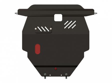 ЗАЩИТА КАРТЕРА И КПП TOYOTA COROLLA VERSO (2005 -) КУЗОВ ZER, ZZE ДВИГАТЕЛИ 1, 6; 1, 8, СТАЛЬ 2 ММ 24.0743