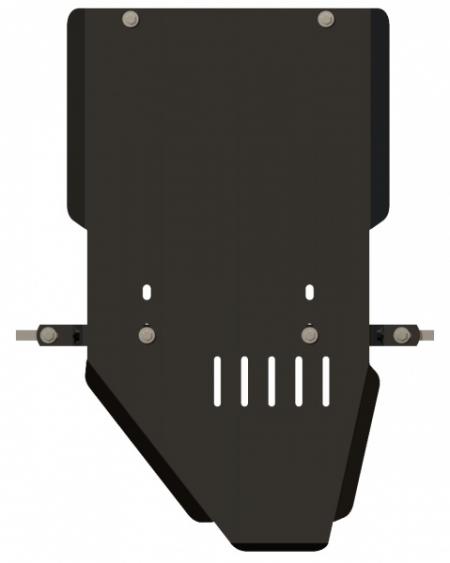 ЗАЩИТА КПП И РК TOYOTA LAND CRUISER 120 (2002 - 2009) КУЗОВ J12 ДВИГАТЕЛИ 4, СТАЛЬ 2, 5 ММ 24.0862