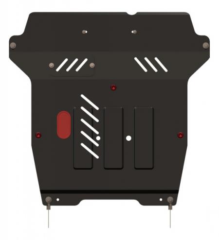 ЗАЩИТА КАРТЕРА И КПП SUZUKI SX 4 (2006 -) ДВИГАТЕЛИ 1, 5; 1, 6 - КРОМЕ 1, 9D, СТАЛЬ 2 ММ 23.0931