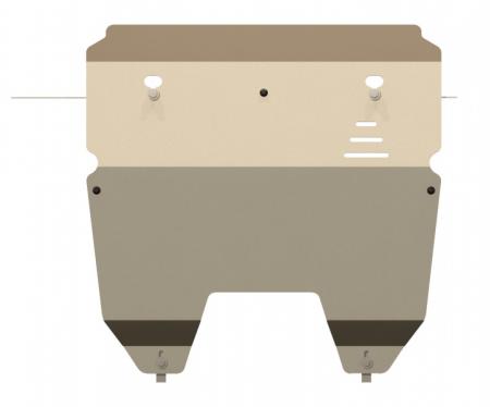 ЗАЩИТА КАРТЕРА И КПП VOLVO XC 90 V8 (2002 - ) ДВИГАТЕЛИ 4, 4, АЛЮМИНИЙ 25.1256