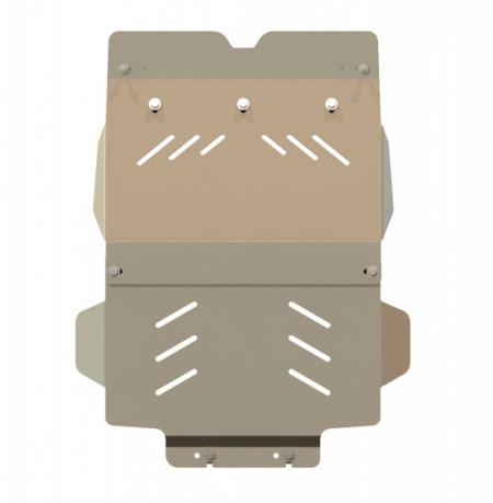 ЗАЩИТА КАРТЕРА TOYOTA SEQUOIA (2008 -) ДВИГАТЕЛИ 5, 7, АЛЮМИНИЙ 24.1562