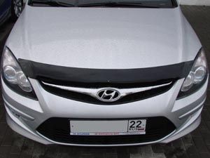 ДЕФЛЕКТОР КАПОТА ТЕМНЫЙ HYUNDAI I30 2008-2011, NLD.SHYI300812 NLD.SHYI300812