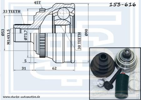  () C ABS 153-616