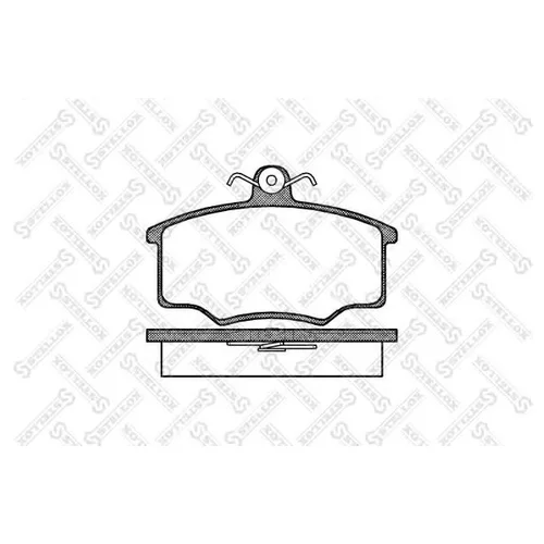 КОЛОДКИ ДИСКОВЫЕ П. AUDI 80 1.6-2.0/1.6D 76-86, VOLVO 340-360 82-91 057000-SX