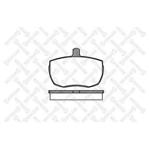 КОЛОДКИ ДИСКОВЫЕ П.FORD TRANSIT 1.6-2.5D 80-92, IVECO DAILY 79-86 067000-SX