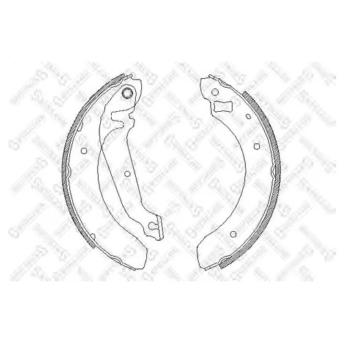 КОЛОДКИ БАРАБАННЫЕ 073100-SX