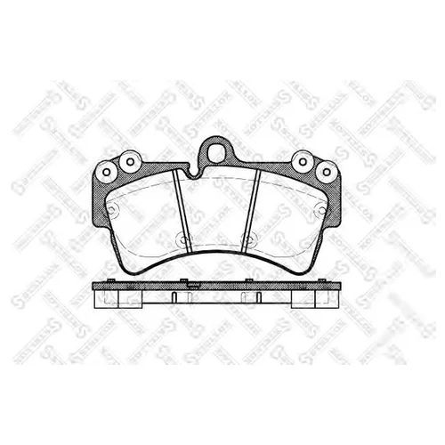 КОЛОДКИ ДИСКОВЫЕ ПЕРЕДНИЕ 1006000B-SX