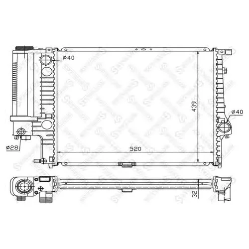 �������� ������� ���������� BMW E34 1.8I-2.5I 88] 10-25024-SX