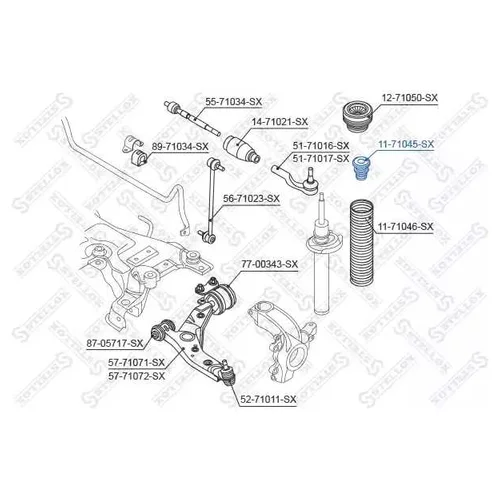  .  MAZDA 3 BK 03 > 11-71045-SX