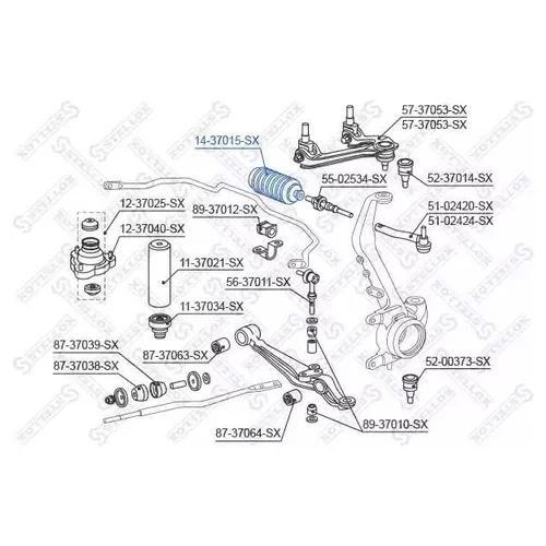     / HONDA PRELUDE BB 91-01 14-37015-SX
