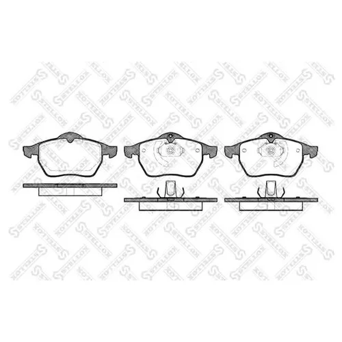 КОЛОДКИ ТОРМОЗНЫЕ ДИСКОВЫЕ ПЕРЕДНИЕ 401010B-SX