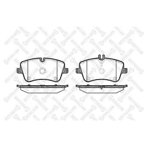 КОЛОДКИ ДИСКОВЫЕ ПЕРЕДНИЕ 779000BL-SX