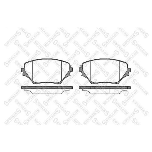 КОЛОДКИ ДИСКОВЫЕ П. TOYOTA RAV4 1.8/2.0 WTI/2.0D4-D 00] 824000B-SX