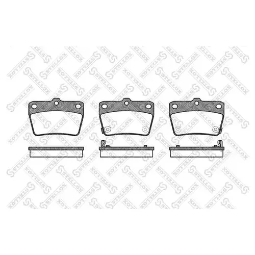 КОЛОДКИ ДИСКОВЫЕ ЗАДНИЕ 850002L-SX