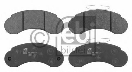 КОМПЛЕКТ ТОРМОЗНЫХ КОЛОДОК, ДИСКО 16250