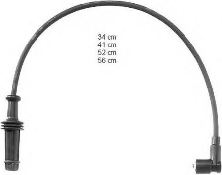 ПРОВОДА ЗАЖИГАНИЯ, КОМПЛЕКТ: PEUGEOT 206 ZEF795