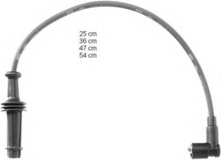 ПРОВОДА В/В CITROEN/PEUGEOT XSARA/106/306/PARTNER К-Т ZEF813