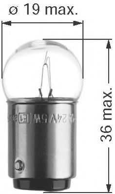  12 V 5 W BA 15 S //LLB207/F06912 312050