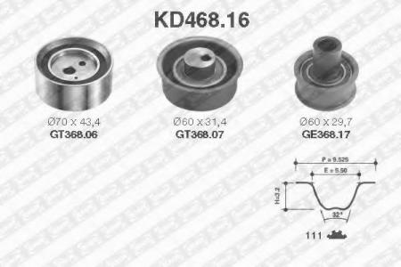 КОМПЛЕКТ РЕМНЯ ГРМ KD46816