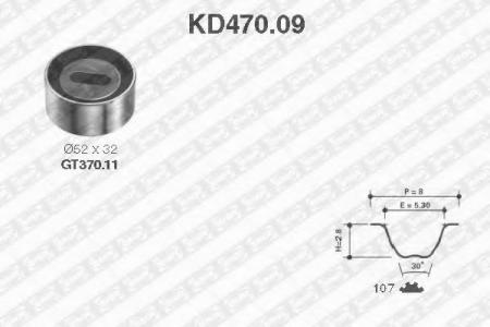 РЕМКОМПЛЕКТ ГРМ MAZDA 323 1.5 / 1.6 85-91 KD47009
