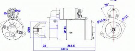  24V 4.0kW Z=10 19024264 DELCO REMY