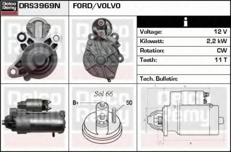   2, 2 FORD MONDEO IV 2.0TDCI DRS3969N