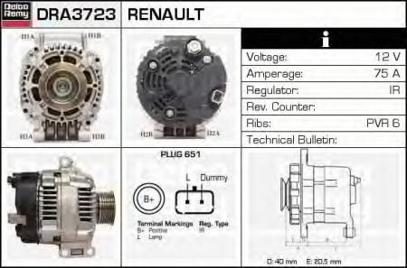  75A RENAULT LOGAN DRA3723