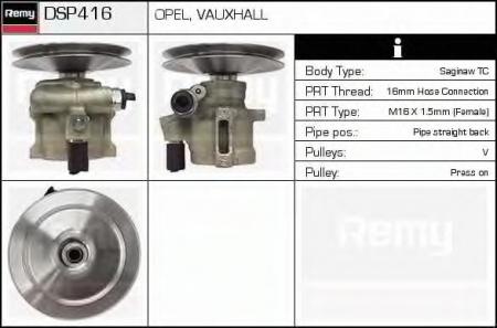   OPEL ASTRA/KADETT/VECTRA 1.8/2.0 84-96 DSP416 DELCO REMY