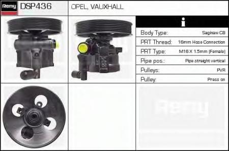  ASTRA F. VECTRA A DSP436 DELCO REMY
