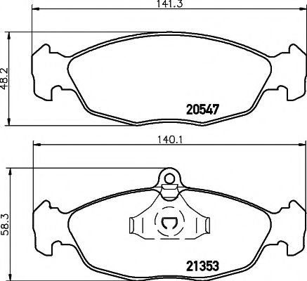    OPEL ASTRA, CORSA, VECTRA, TIGRA/DAEWOO NEXIA T1045