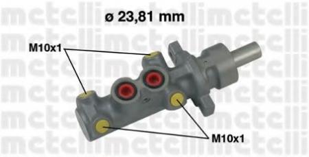 ЦИЛИНДР ТОРМОЗНОЙ PEUGEOT 406 1.6-3.0 V6 01 050504