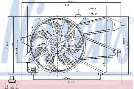 FO MONDEO 1.8/2.0 01- 85482