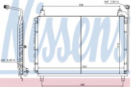 КОНДЕНСЕР (ОХЛАДИТЕЛЬ) W126 2.8/3.0 80-91 (MS5199) 94161