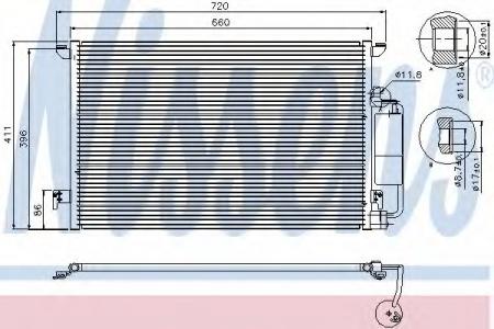 КОНДЕНСЕР SAAB 9-3 09/02-> 94675
