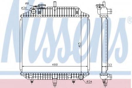 MB100 { }   (NISSENS) (AVA) (.) 62516