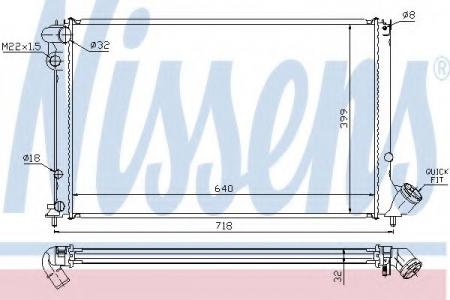 406   (NISSENS) (NRF) (GERI) (.) 63732A