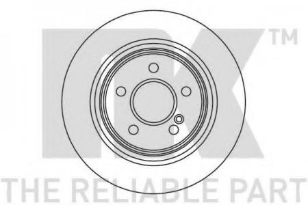 ДИСК ТОРМОЗНОЙ MERCEDES W204 250-350 ЗАДНИЙ ВЕНТ.D=300ММ. 2033105