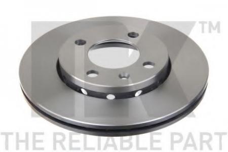 ДИСК ТОРМОЗНОЙ VW LUPO 98-05/POLO 94-01 ПЕРЕДНИЙ ВЕНТ. 204756