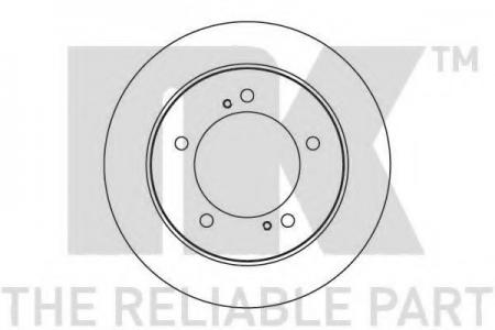 ДИСК ТОРМОЗНОЙ SUZUKI JIMNY 1.3 98-/SAMURAI 88-/VITARA 1.6-1.9 88-98 ПЕРЕДНИЙ 205203