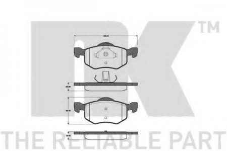 КОМПЛЕКТ ТОРМОЗНХ КО 222569