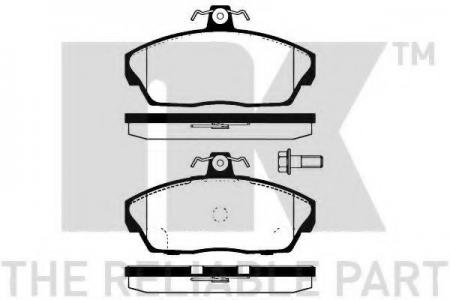 КОМПЛЕКТ ТОРМОЗНХ КОЛОДО 224022