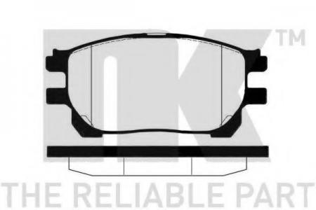 КОМПЛЕКТ ТОРМОЗНЫХ КОЛОДОК 224571