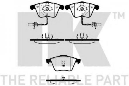 КОМПЛЕКТ КОЛОДОК ДИСКОВЫХ 224758