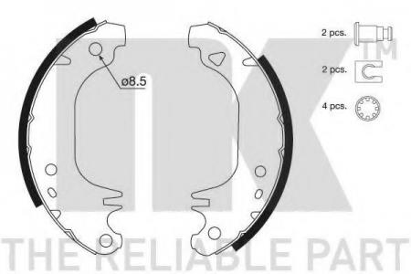 ������� ��������� ���������� BREMSBACKENSATZ 2719491