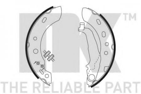 КОМПЛЕКТ ТОРМОЗНЫХ КОЛОДОК 2722687