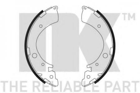 КОЛОДКИ ТОРМОЗНЫЕ БАРАБАННЫЕ BREMSBACKENSATZ 2726441