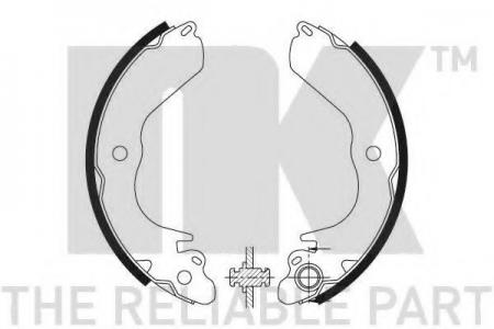 КОМПЛЕКТ ТОРМОЗНЫХ КОЛОДОК 2730533