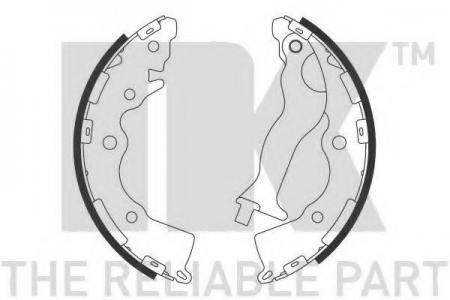 КОЛОДКИ ТОРМ.БАРАБ.СТОЯН.ТОРМОЗ BREMSBACKENSATZ, FESTSTELLBREMSE 2734755